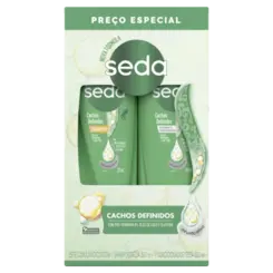 KIT SEDA SHAMPOO E COND 325ML CACHOS DEFINIDOS