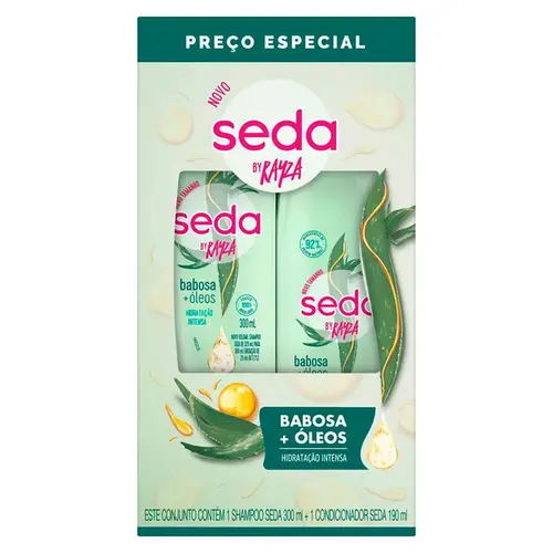 KIT SEDA SH+COND 300ML BABOSA+OLEO