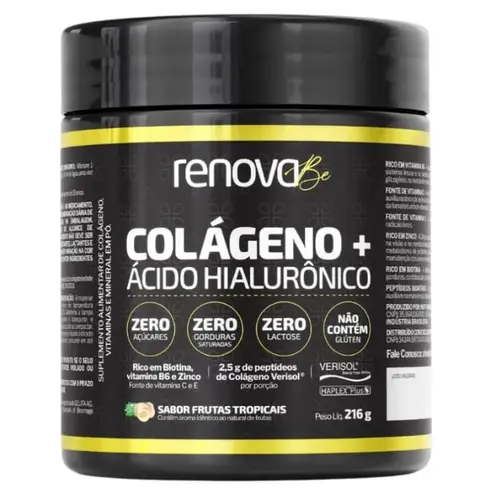 COLAGENO + ACIDO HIALURONICO FRUTAS TROPICAIS 216GR