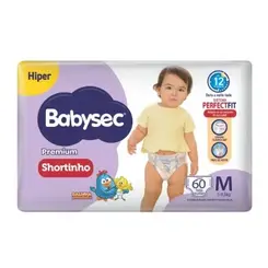 FRALDA GALINHA PINTADINHA SHORTINHO HIPER M/60 UNID FRALDA BABY SEC   SHORTINHO HIPER M/60 UNID