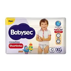 FRALDA GALINHA PINTADINHA SHORTINHO HIPER XG/42 UNID FRALDA BABY SEC   SHORTINHO HIPER XG/42 UNI