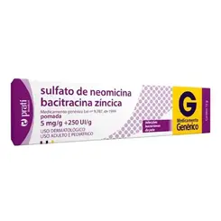 POMADA ANTIBIÓTICA NEOMICINA + BACITRACINA  15G NEOMICINA+BACITRACINA  POM C/15 GR