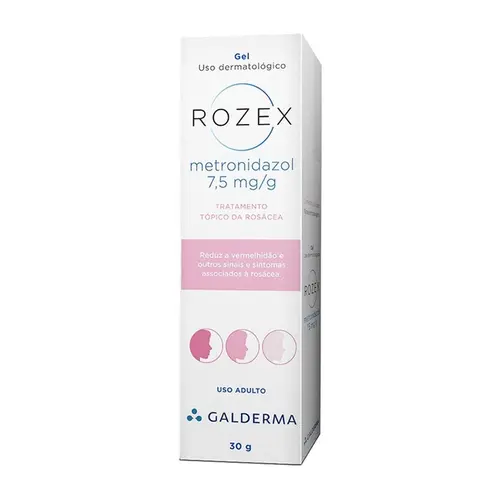 GEL ROZEX TRATAMENTO TÓPICO DA ROSÁCEA 30G ROZEX  GEL C/30 GR
