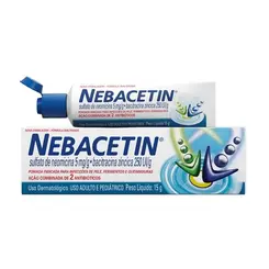 POMADA ANTIBIÓTICA NEBACETIN 15G