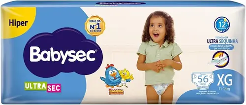 FRALDA BABY SEC  TAMANHO XG 56 UNI