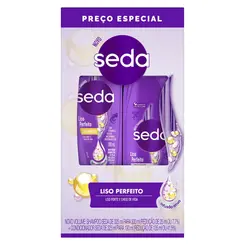 KIT SEDA SHAMPOO E CONDICIONADOR 325ML LISO PERFEITO