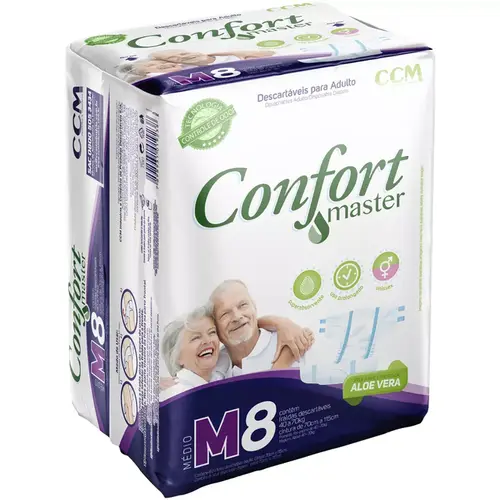 FP FRALDA CONFORT MASTER ADT M C/8 UNID